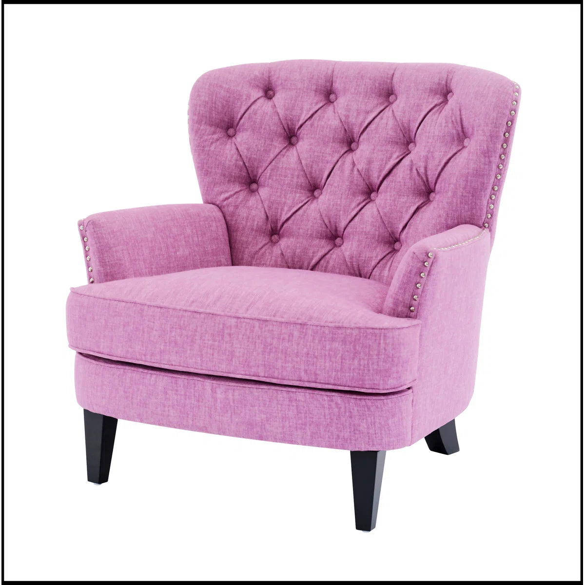 PALMARY – Purple Modern Flared Arm Sofa Chair