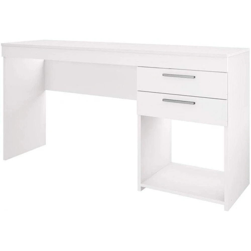 WALIYA – Open Shelf Writing Desk with Storage Drawers