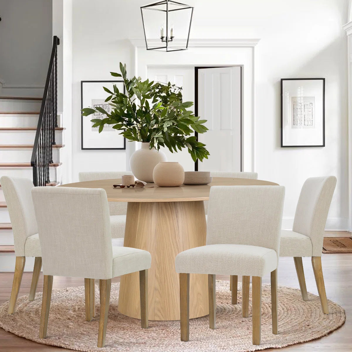 MARQUE – Classic Pedestal Style Dining Table Set