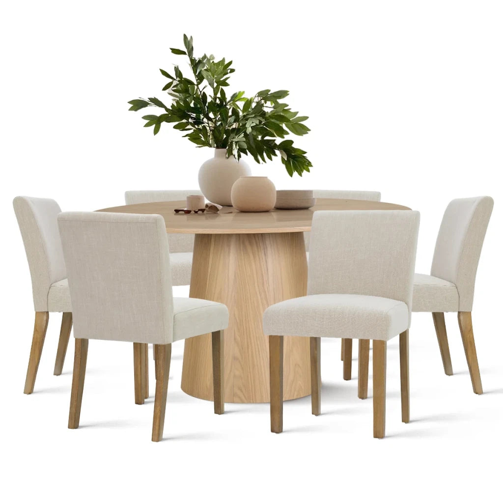 MARQUE – Classic Pedestal Style Dining Table Set