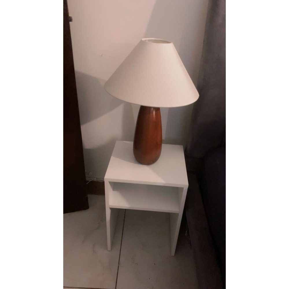 JELLYBEAN - Side Storage End Table White