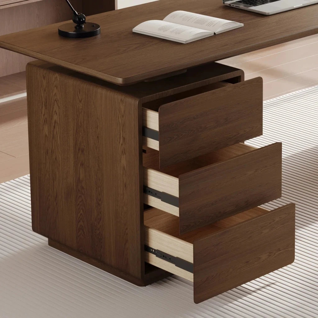 VAROLT – Modern Executive Table with Storage