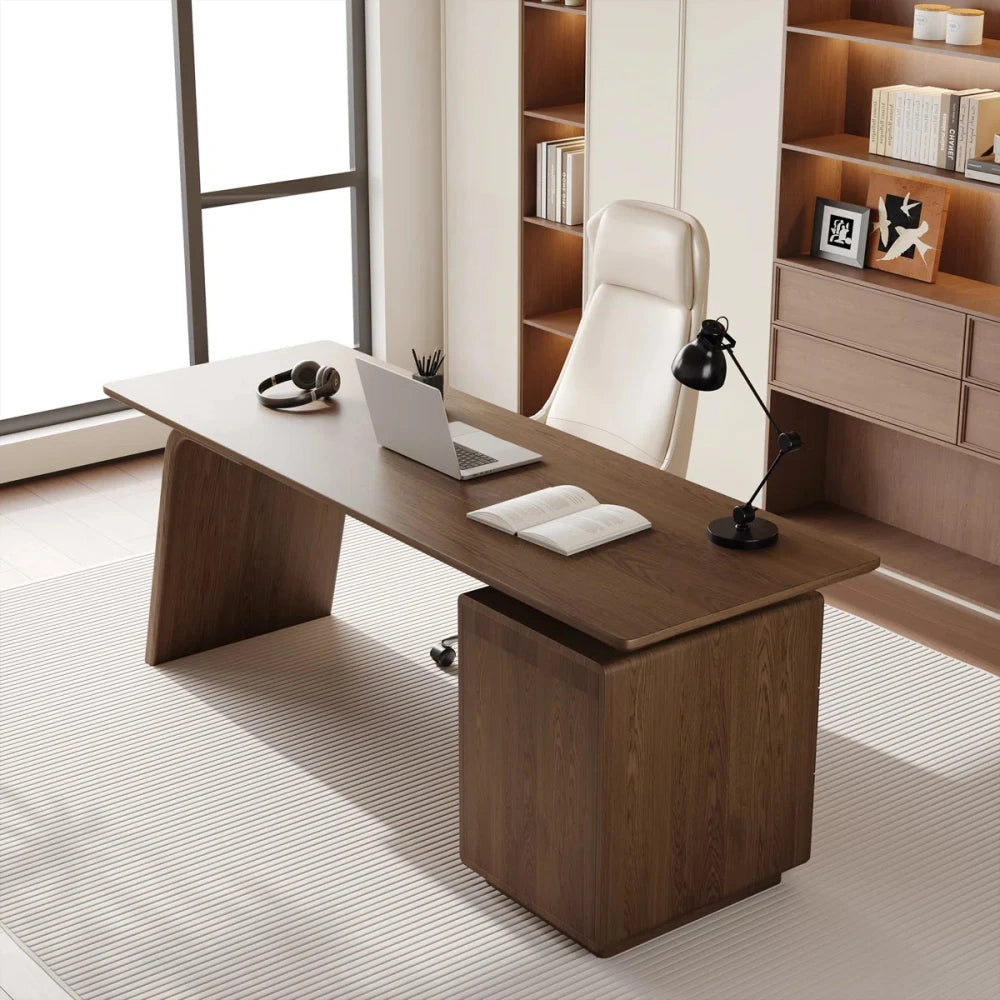 VAROLT – Modern Executive Table with Storage