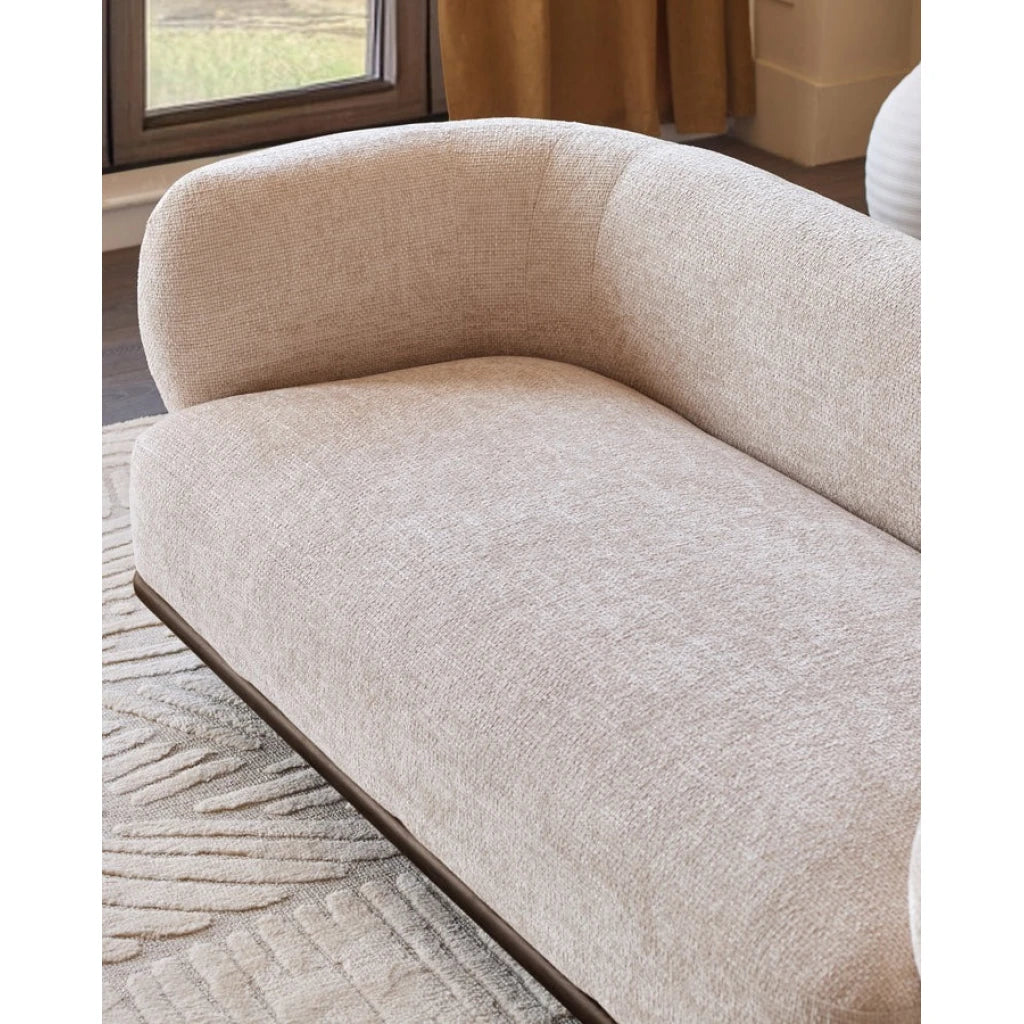 JADEN – Off White Sculpted Two Seater Sofa