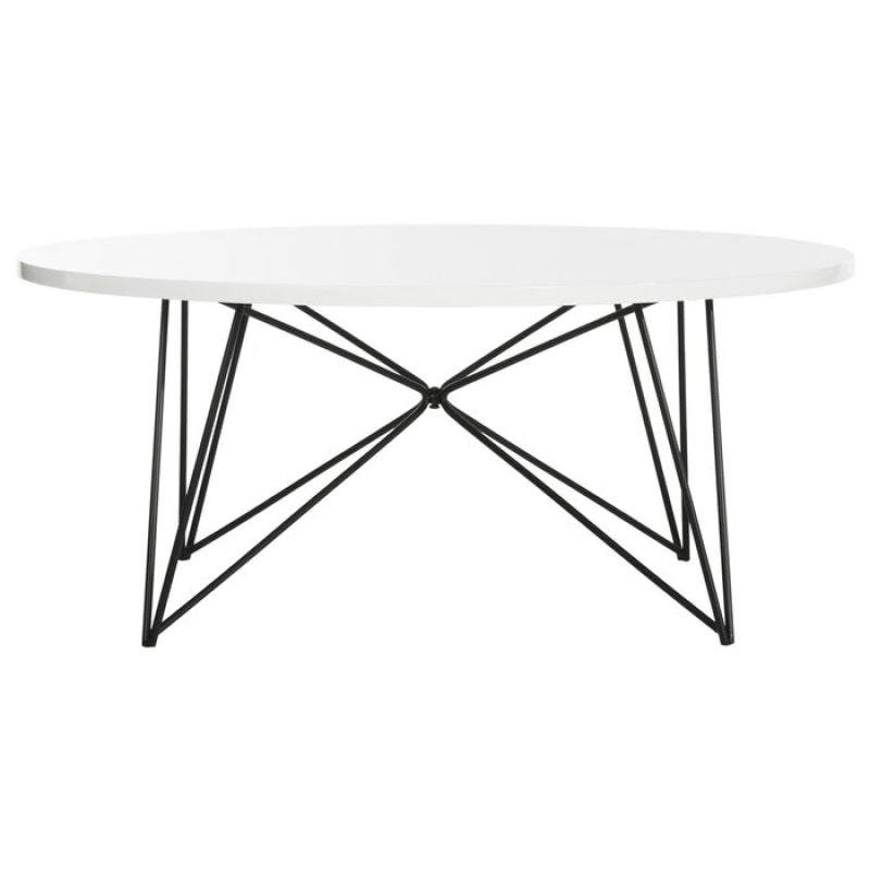 MOLCOTT - Round Coffee Table with Hairpin Legs