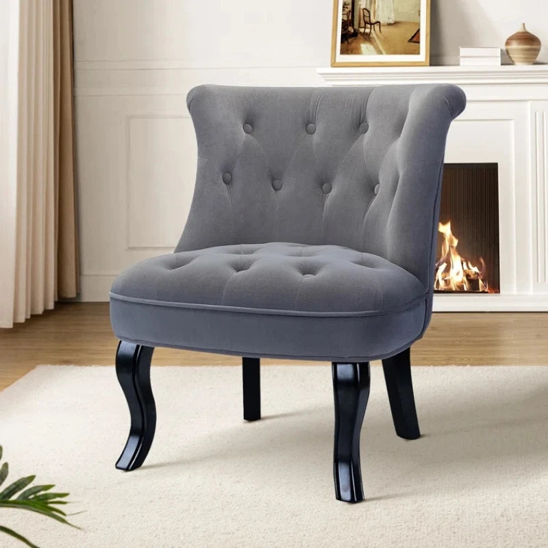 ABALONE – Grey Traditional Barrel Accent Chair