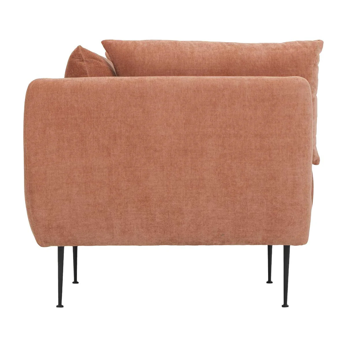VORRIN – Rustic Orange Low Back Style Sofa Chair