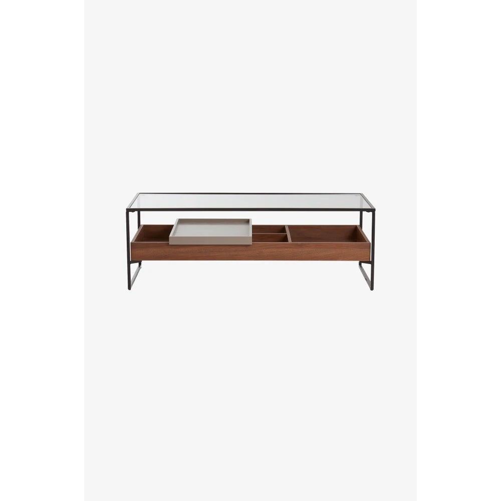 LUCENT – Industrial Style Metallic Frame Coffee Table