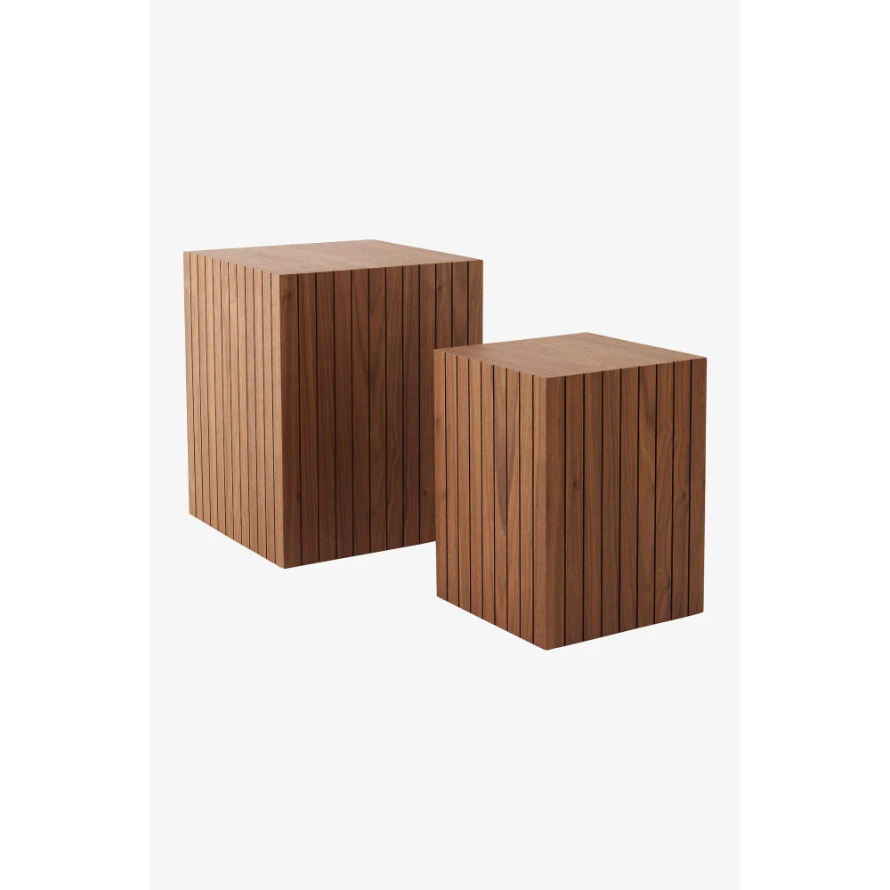 BLOCKA – Mid Century Modern Style End Table Set