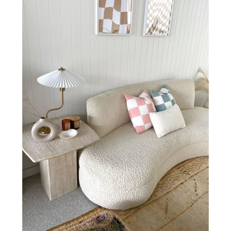 DOTTY – Contemporary Style Curved Boucle Sofa
