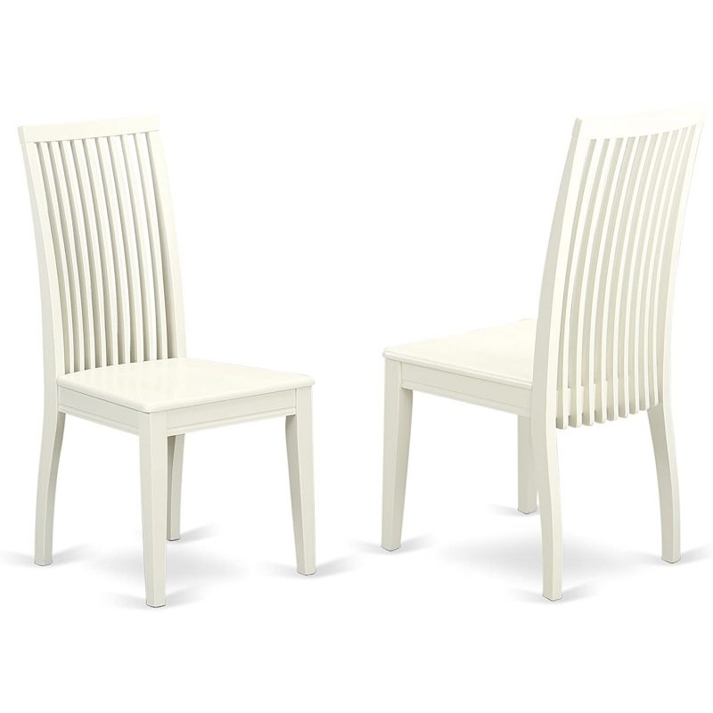 CAIDEN - White Round Dining Table Set