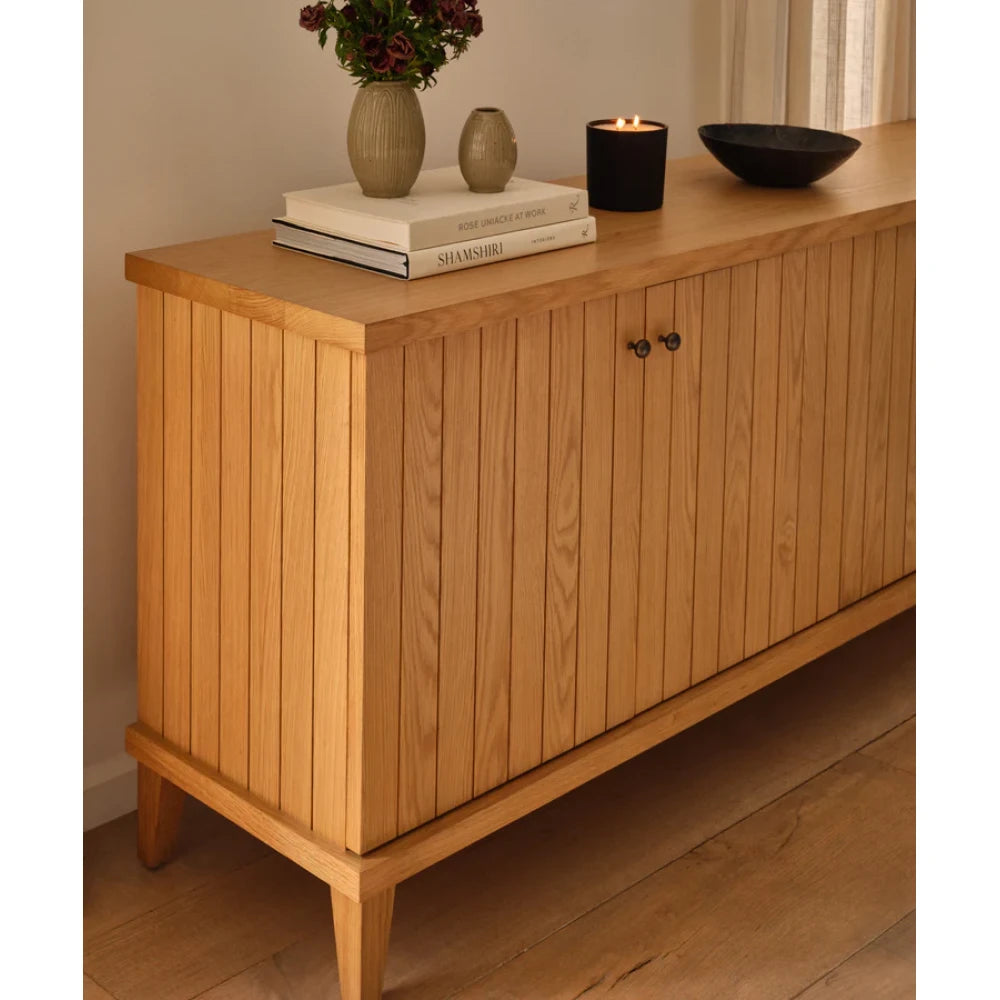 OPAL – Farmhouse Style Polished Finish Sideboard