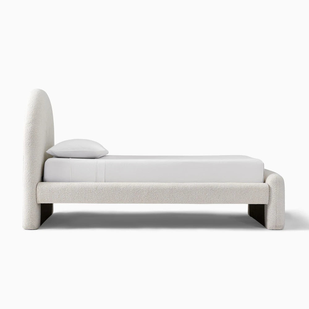 LINEA – Round Headboard Style Grey Teen Bed