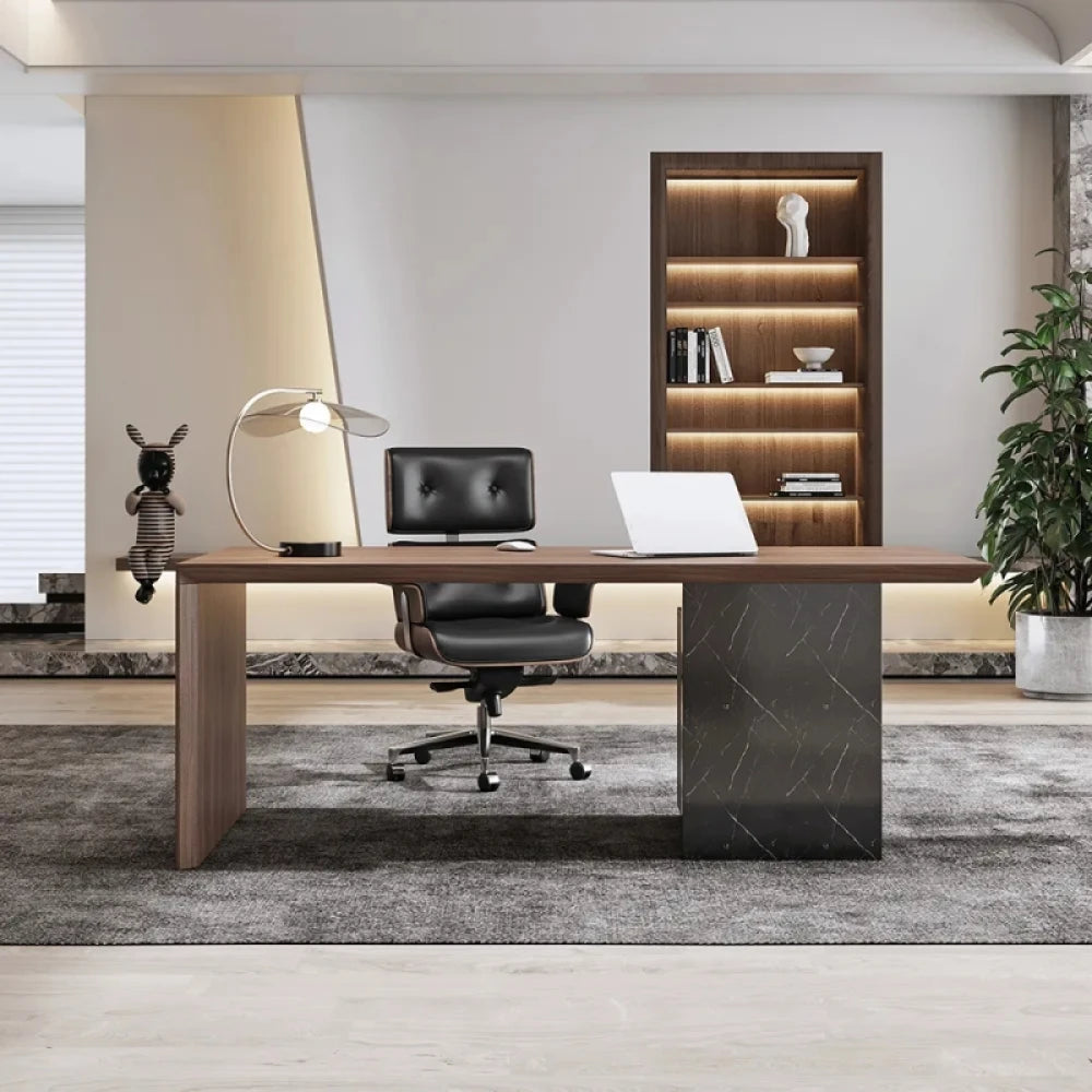 CHIARA – Two Toned Sleek Executive Table
