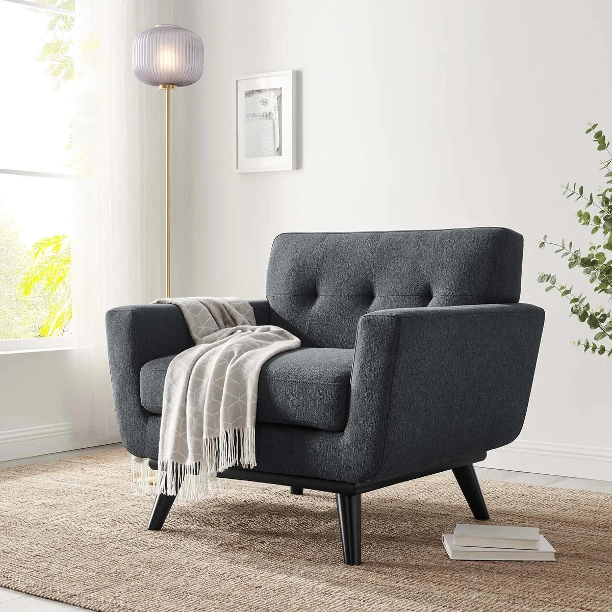 KURCI – Dark Grey Sofa Chair
