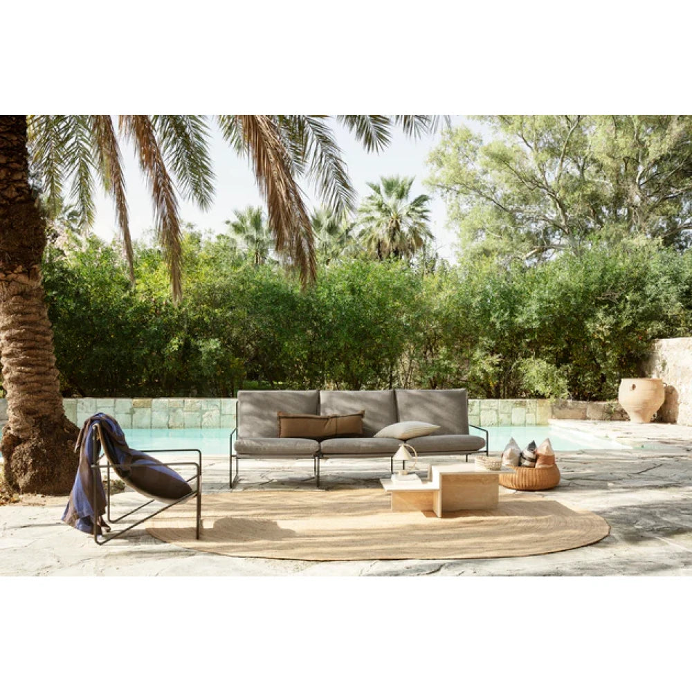 MONDE – Geometric Design Travertine Coffee Table