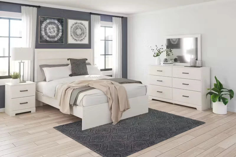 ETRENA – Modern Design Off White Bedroom Set