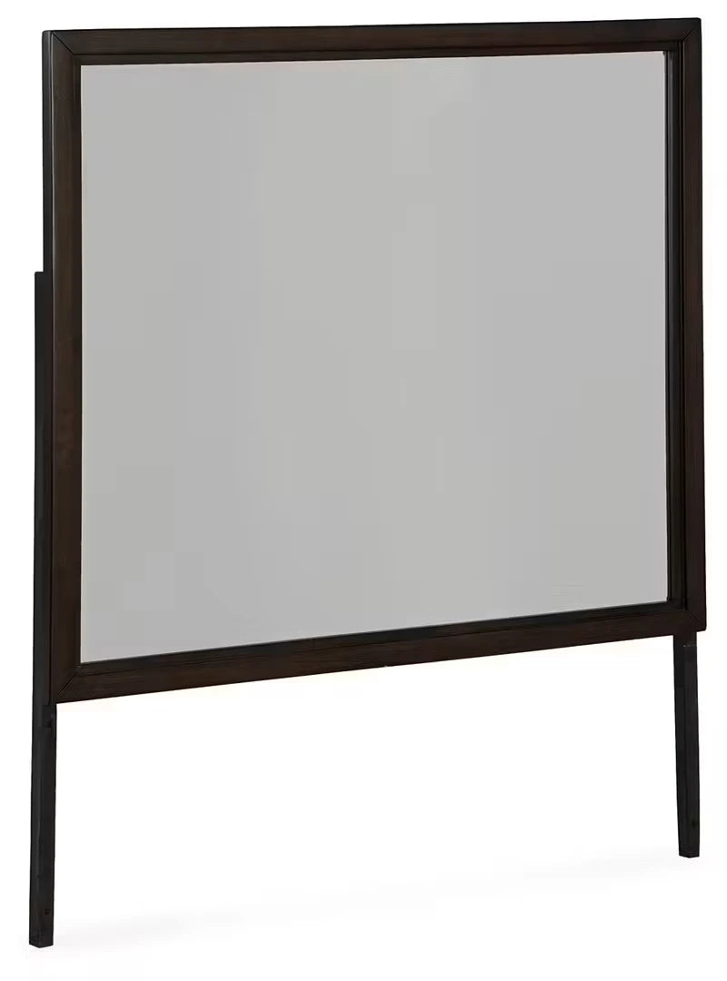 ALVARA – Retro Style Dark Brown Bedroom Set