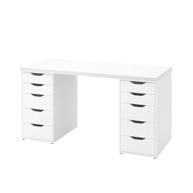 REBAL – Work Table with Chest of Drawer Combo