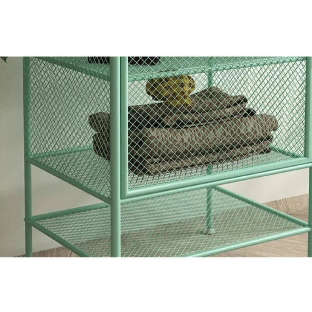 MINTY – Single Door Iron Wardrobe