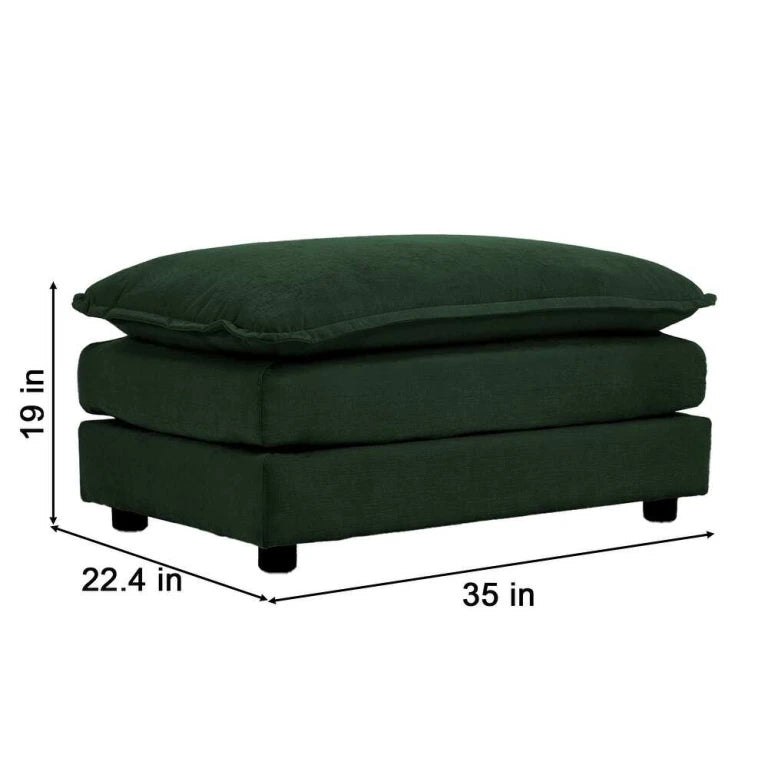 VERDANT – L Shaped Four Seater Sofa with Ottoman