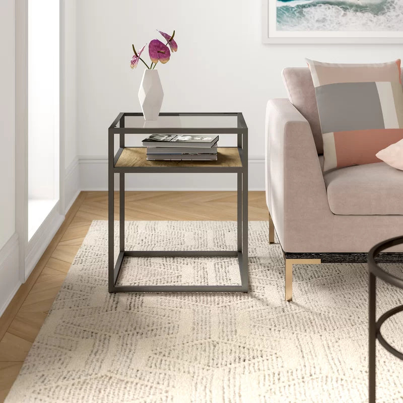 TANGLE - Mettalic Frame End Table