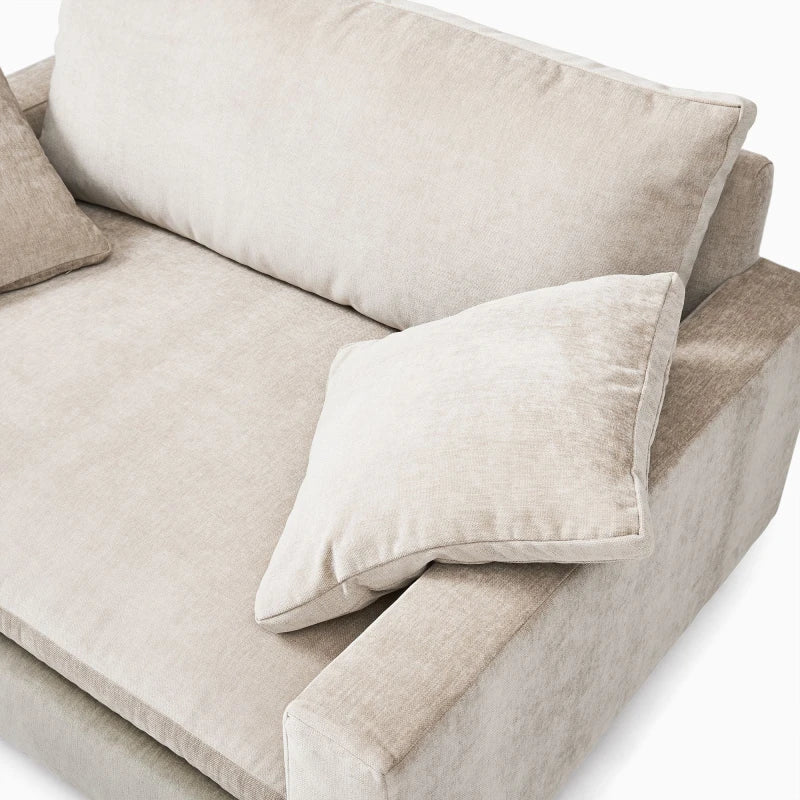 ORNATE – Beige Extensive Love Seat