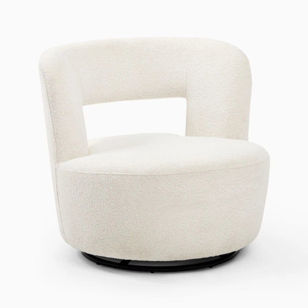 LIA – Swivel Boucle Sofa Chair