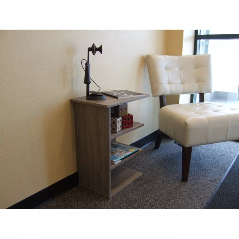 CAUSEL - Storage Side Table Rustic Brown