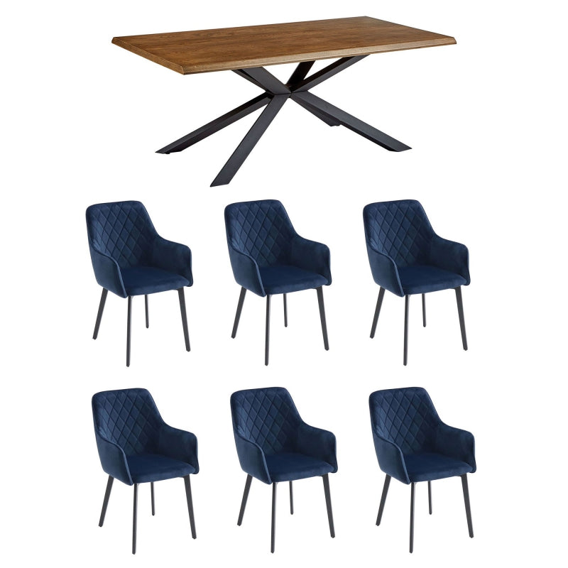 HINZZ - Seven Piece Dining Set