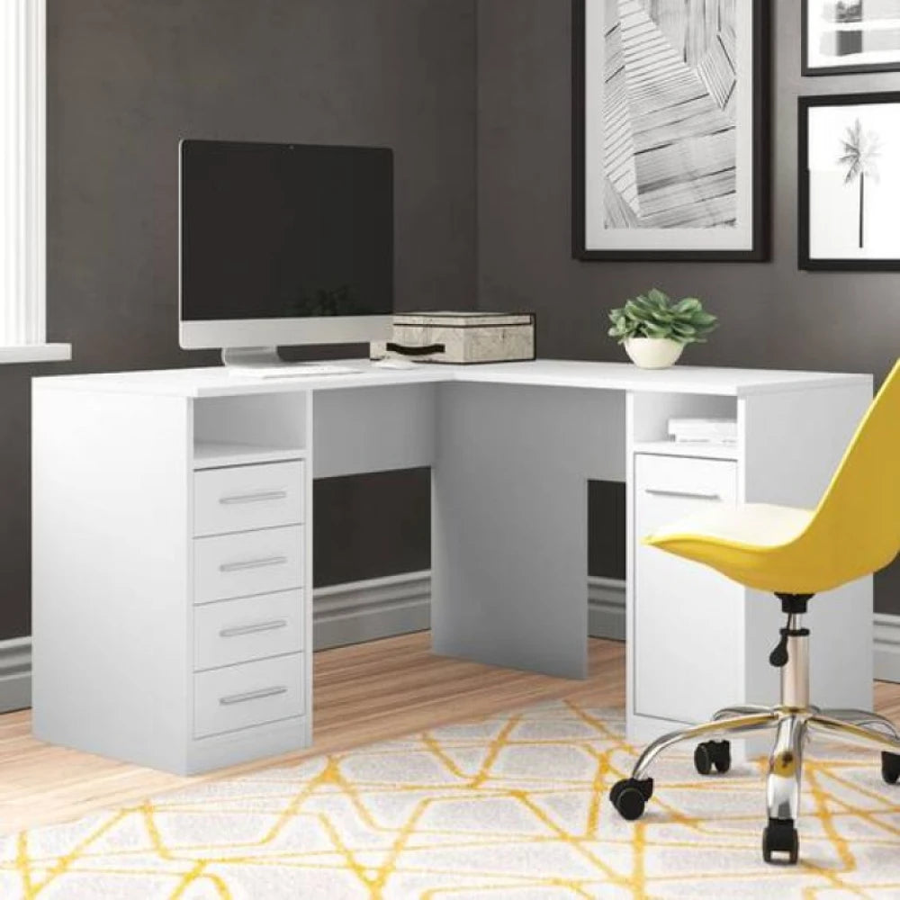 HOMA – Corner Work Desk with Multiple Storage