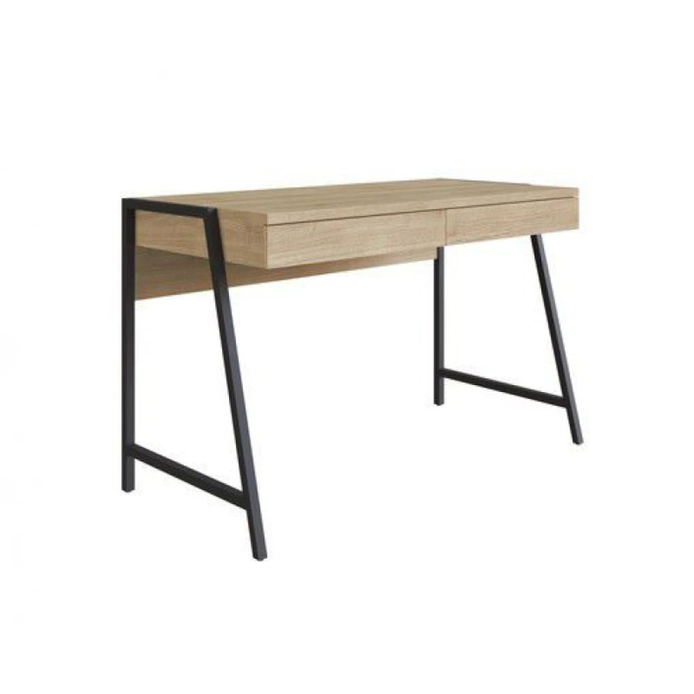 SCRIVERE – Writing Desk with Angled Metallic Base