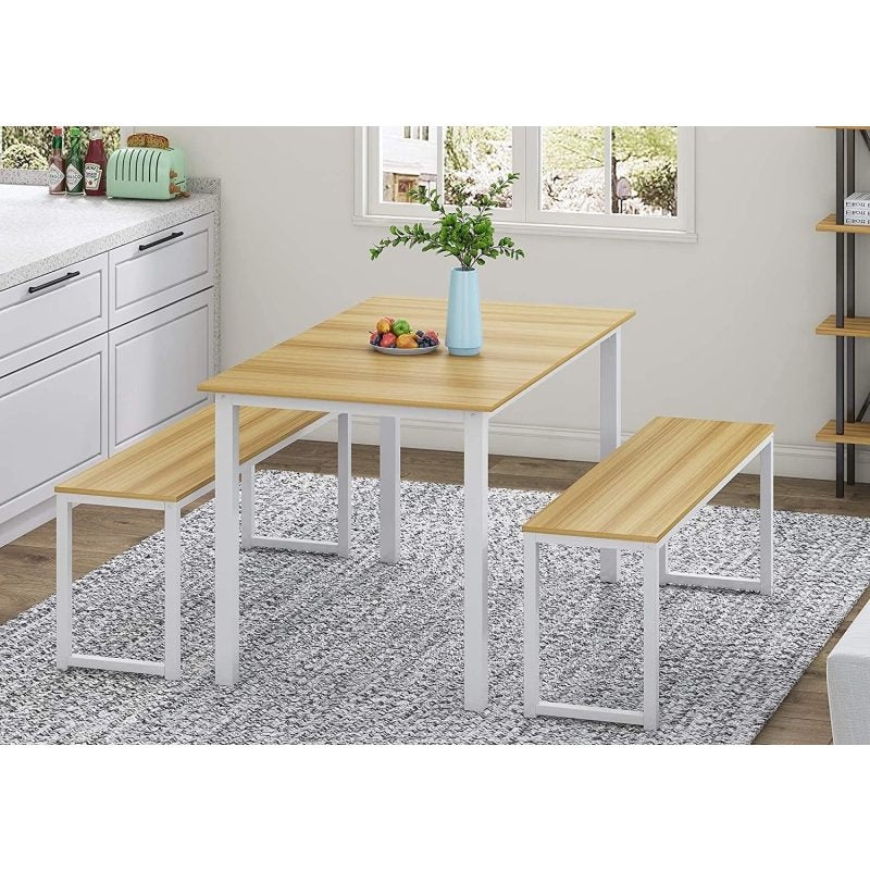 BAHA - Dining table Set with Benches