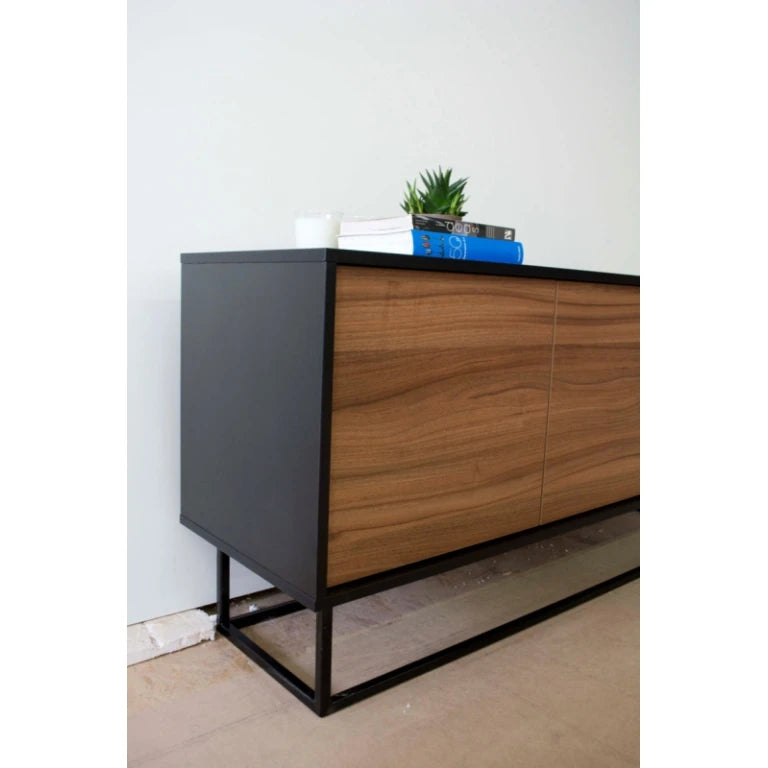 COCO – Mid century Style Metallic Frame Side Board