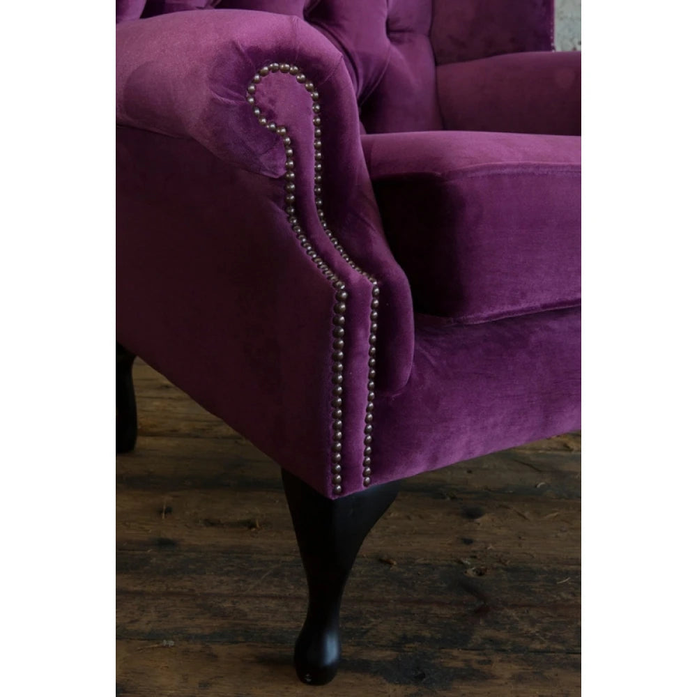 PERPEL – Purple Wing Arm Chair
