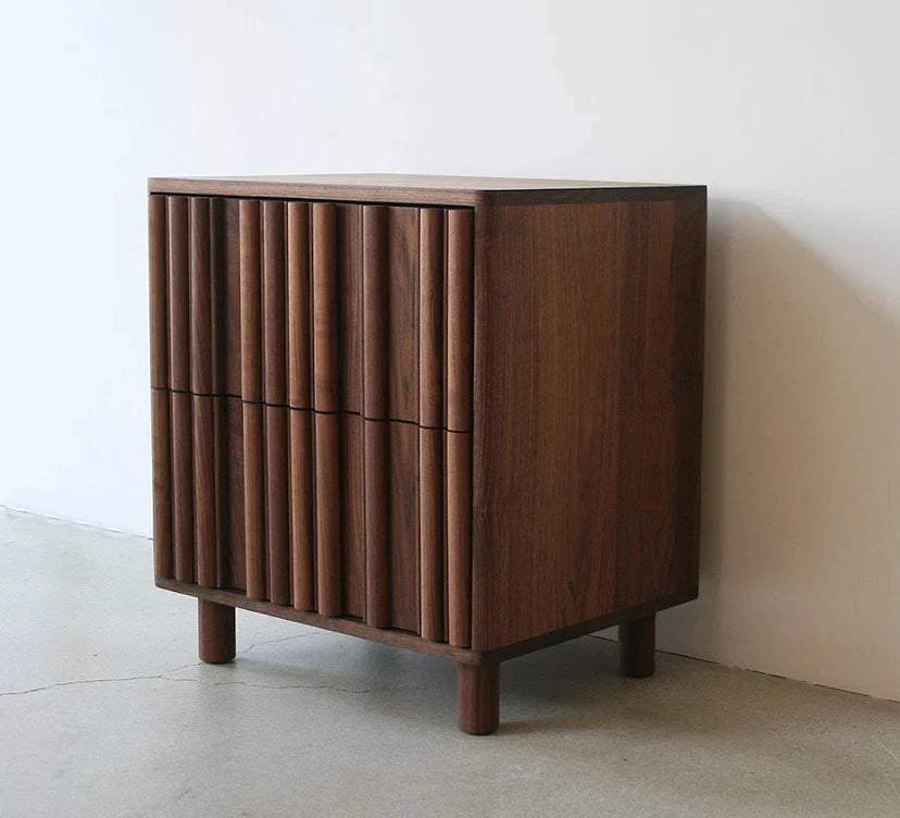WHIRL – Retro Style Dark Brown Night Stand