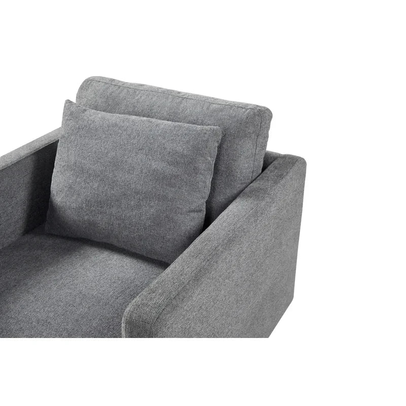 KEN – Grey Square Sofa Armchair