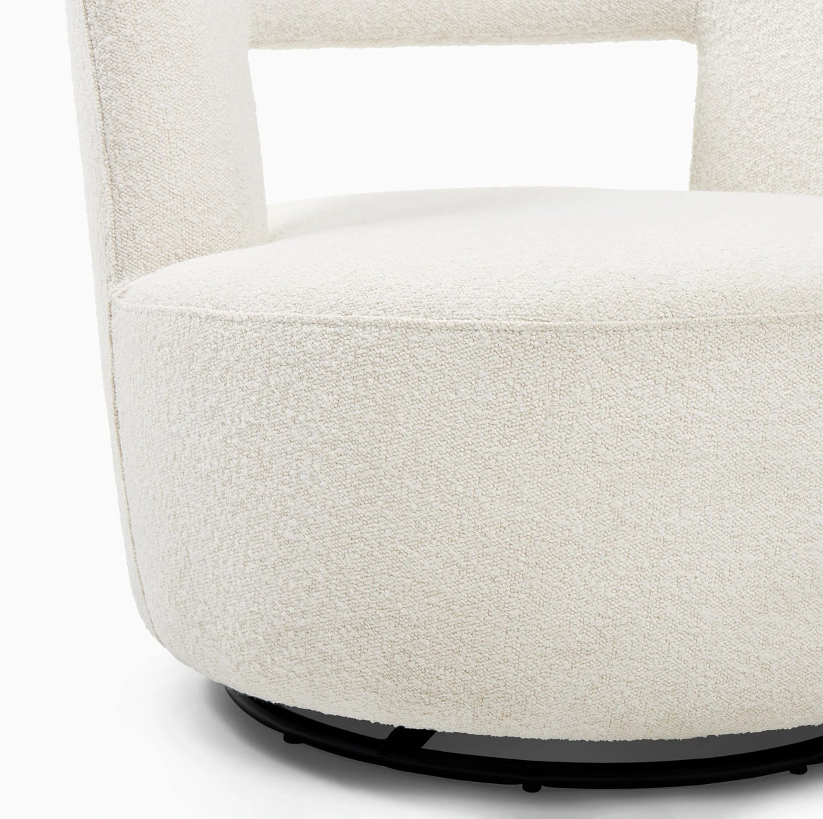 LIA – Swivel Boucle Sofa Chair