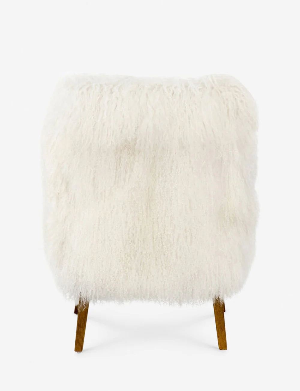 CELESTE – Luxury Style White Fur Accent Arm Chair