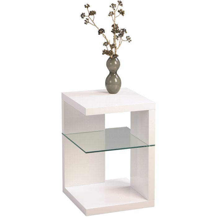 LORAIN - Side Table With Storage