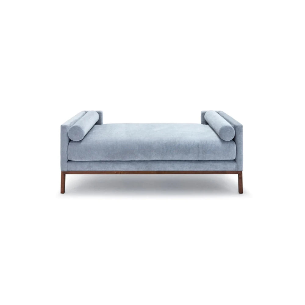 LOXO – Blue Contemporary Daybed with Two Neck Pillows