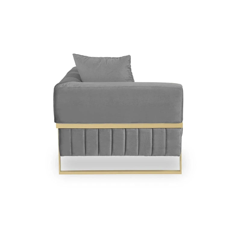 MACACA – Modern Daybed with Golden Metallic Frame