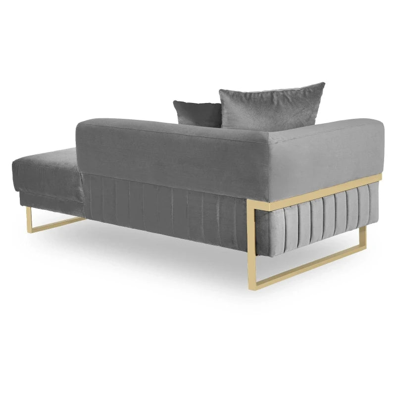 MACACA – Modern Daybed with Golden Metallic Frame