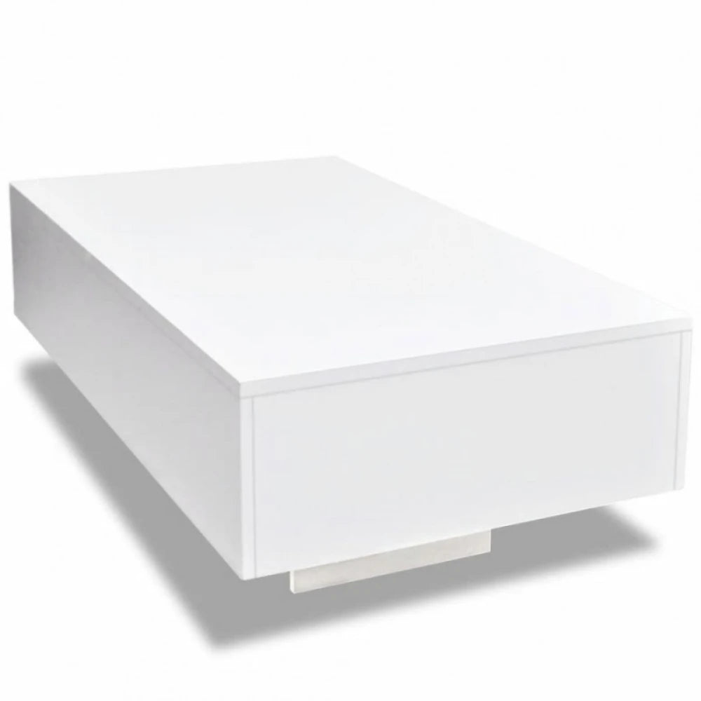 MELFED – White Glossy Coffee Table
