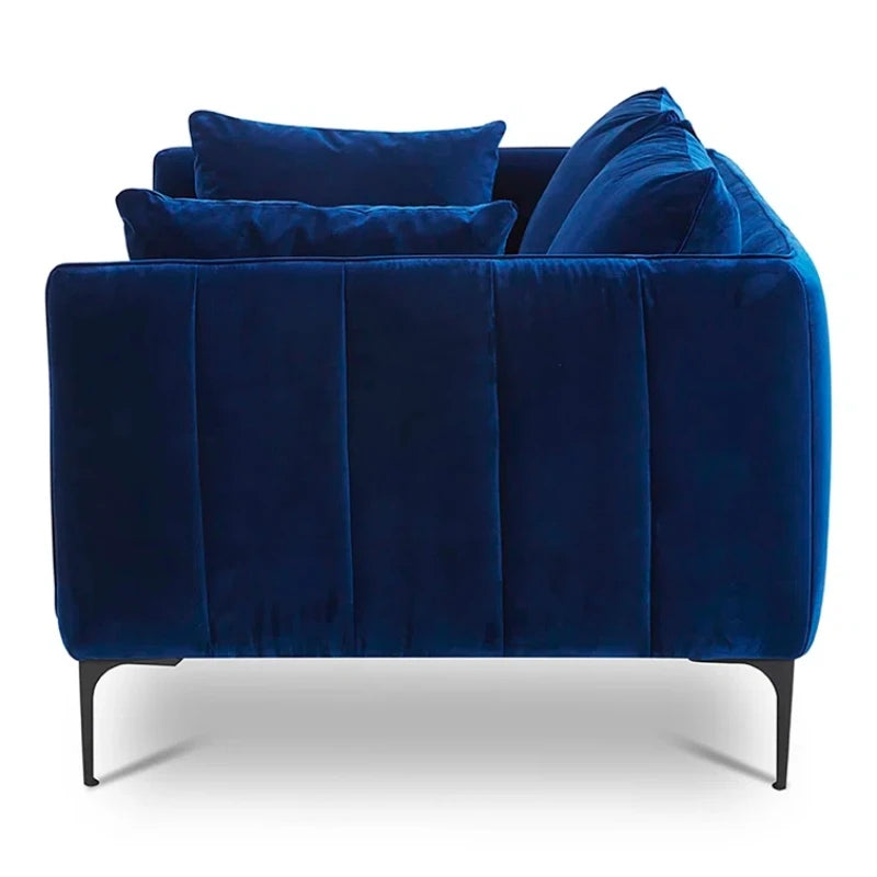 MAYA – Blue Cozy Lounge Two Seater Sofa