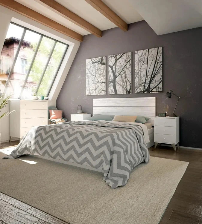 AETHER – White Contemporary Design Bedroom Set