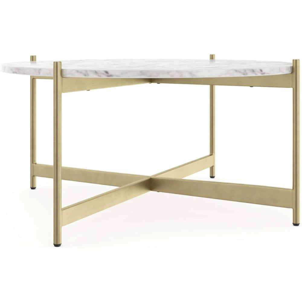 METTLE – X Frame Round Coffee Table