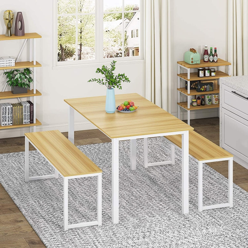 BAHA - Dining table Set with Benches