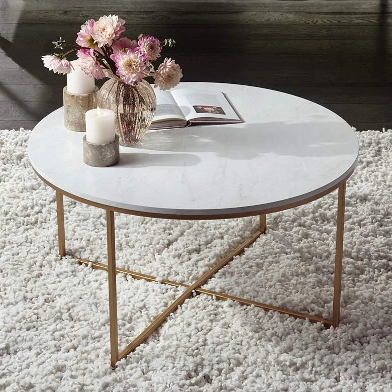 PALMAS – Coffee Table with Marble Top