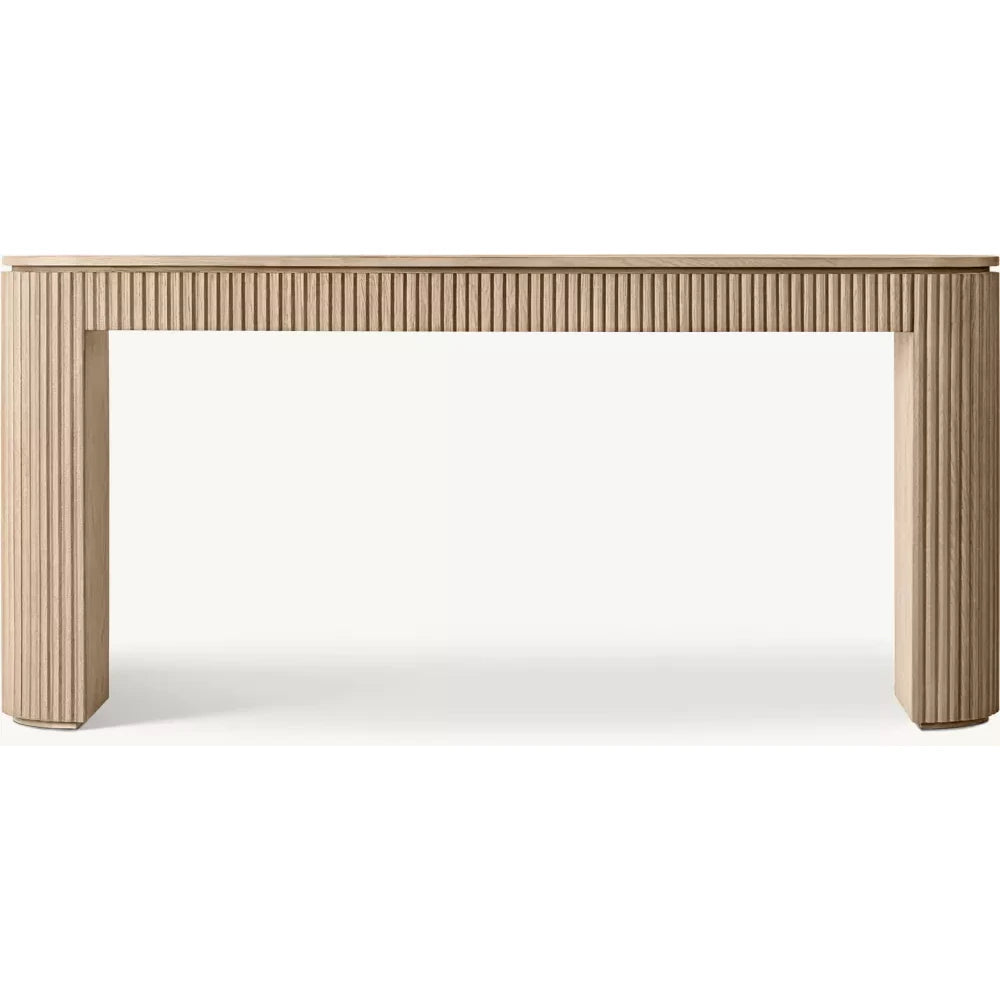 BRUNNE – Modern Console Table with Fluted Panel Detailing